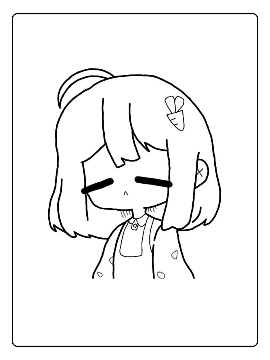 desenho de anime fofo para colorir (7)