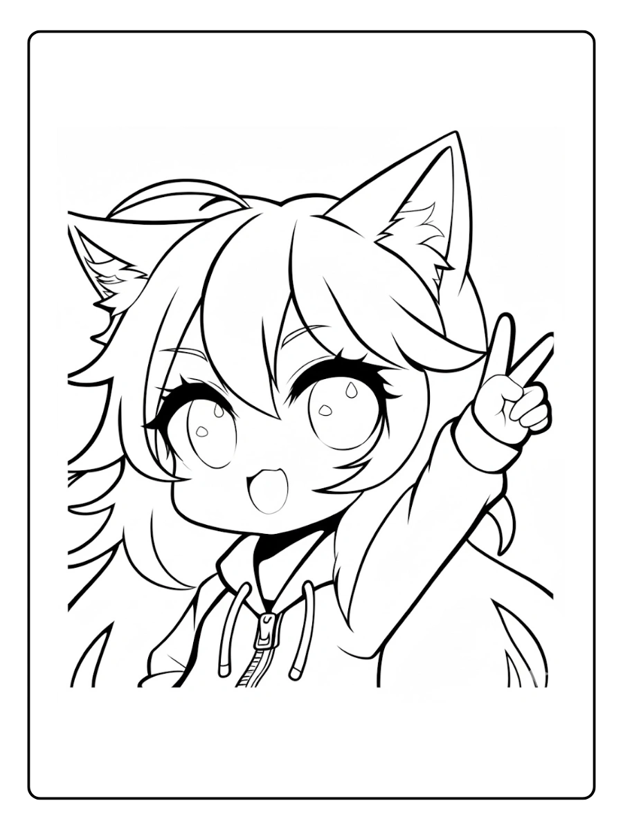 desenho de anime fofo para colorir (8)