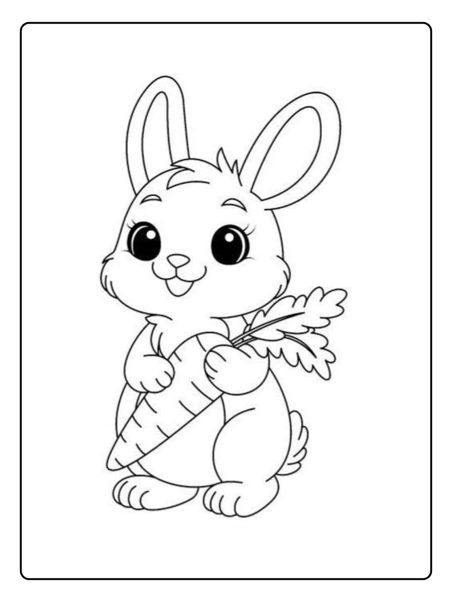 desenho de coelho fofo para colorir (1)