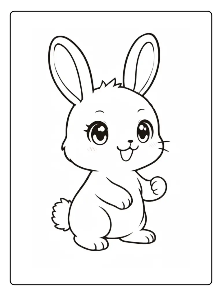 desenho de coelho fofo para colorir (15)