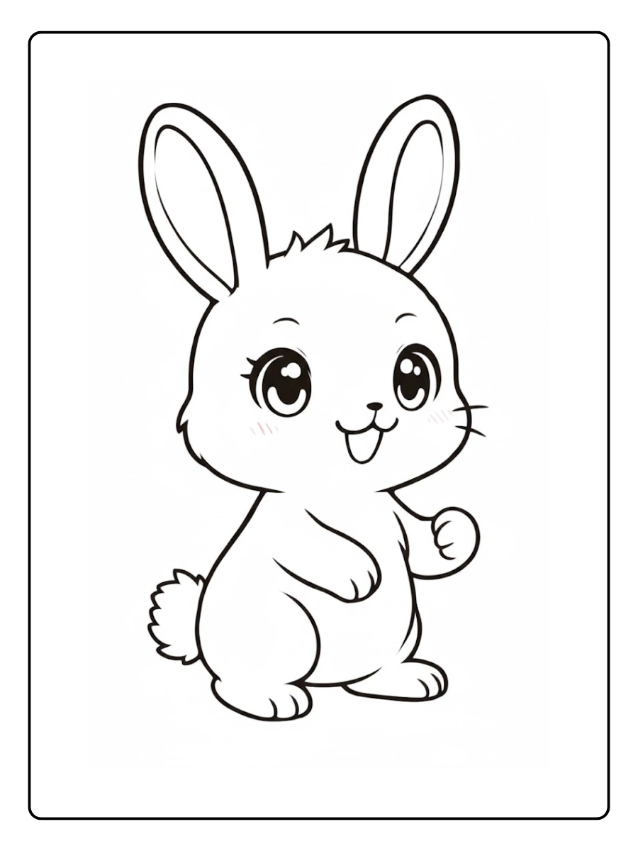 desenho de coelho fofo para colorir (15)