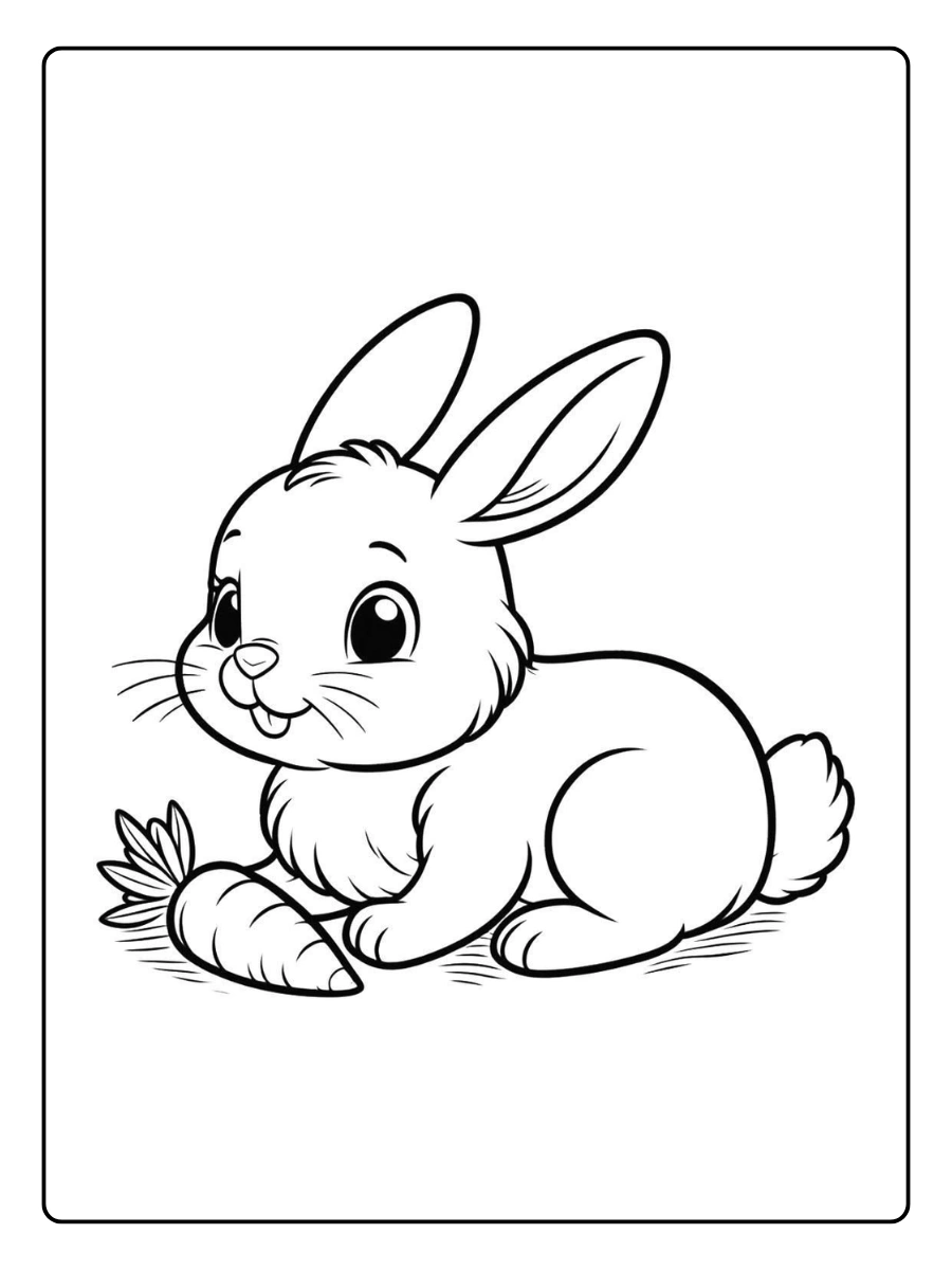 desenho de coelho fofo para colorir (2)
