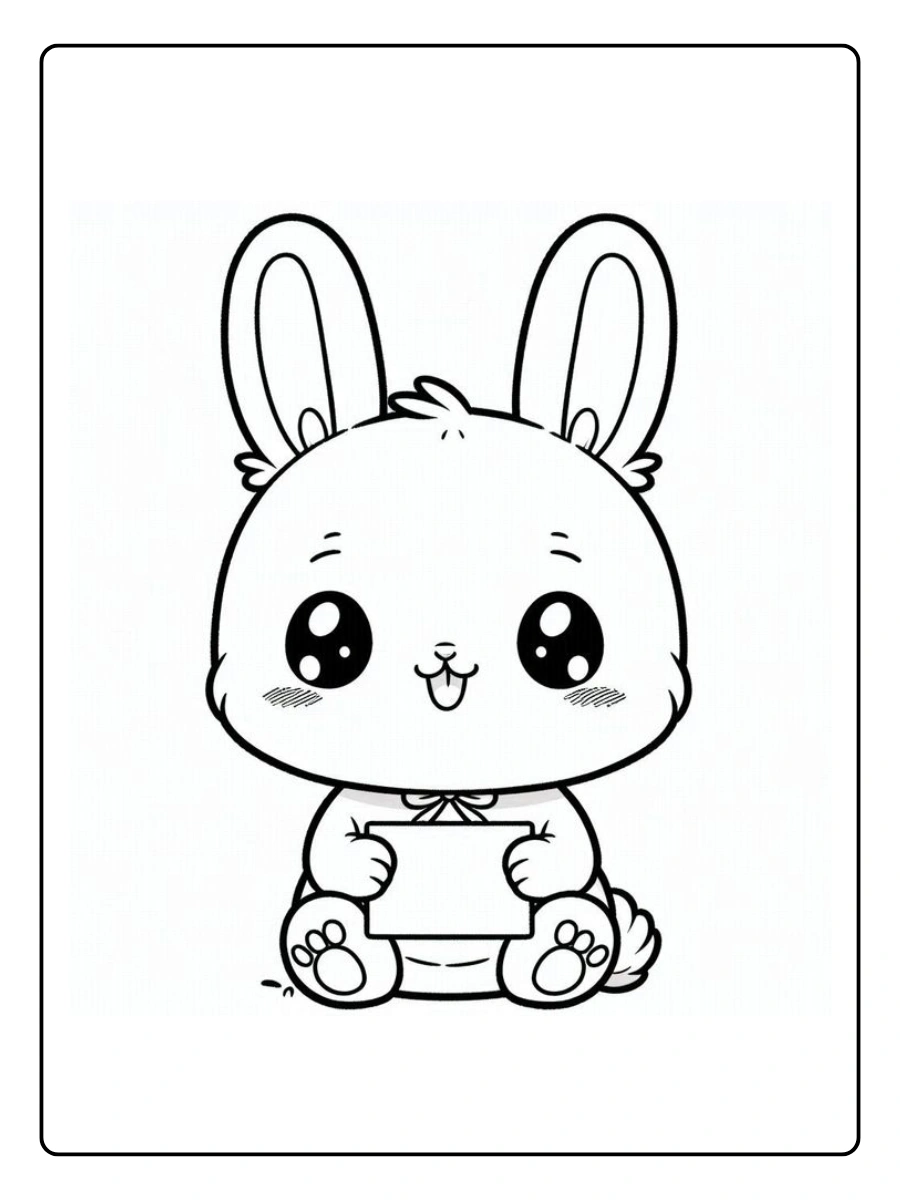 desenho de coelho fofo para colorir (3)