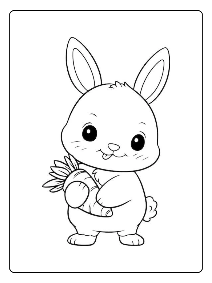 desenho de coelho fofo para colorir (4)