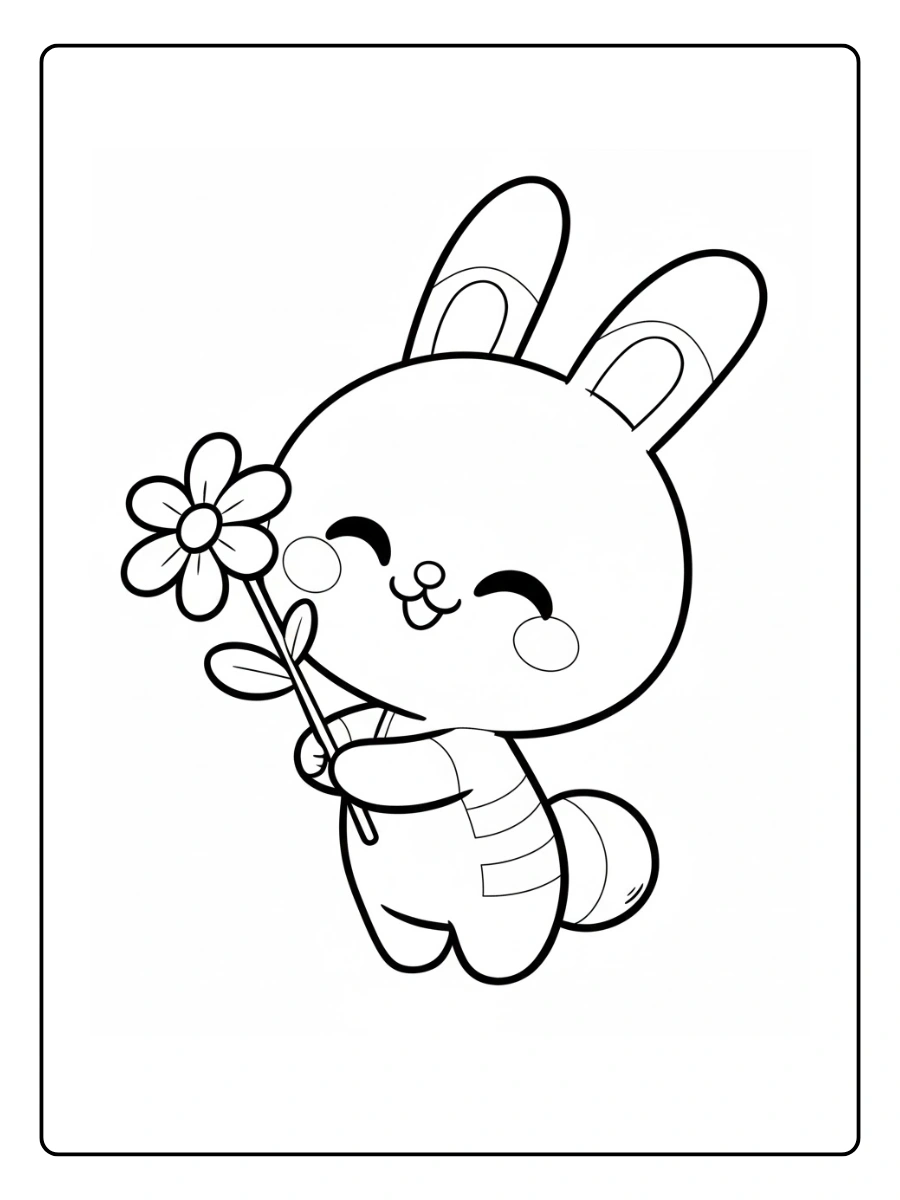 desenho de coelho fofo para colorir (6)