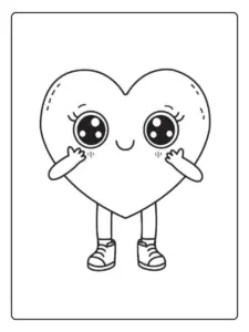 desenho de coração fofo para colorir (10)