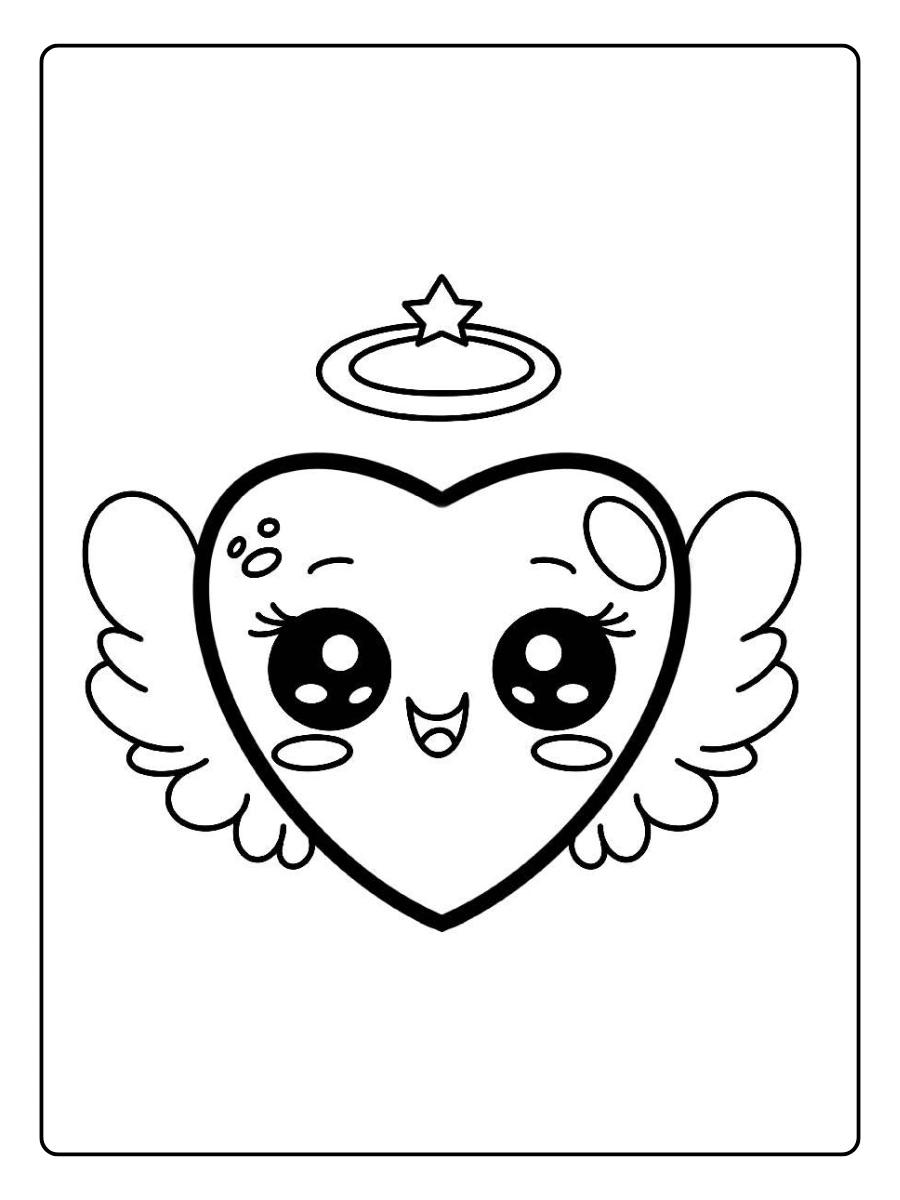 desenho de coração fofo para colorir (11)