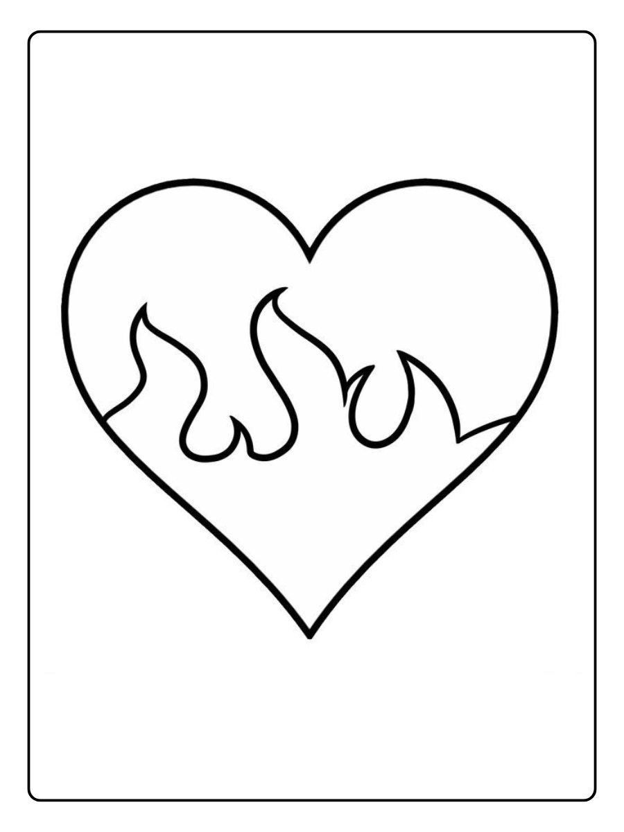 desenho de coração fofo para colorir (9)