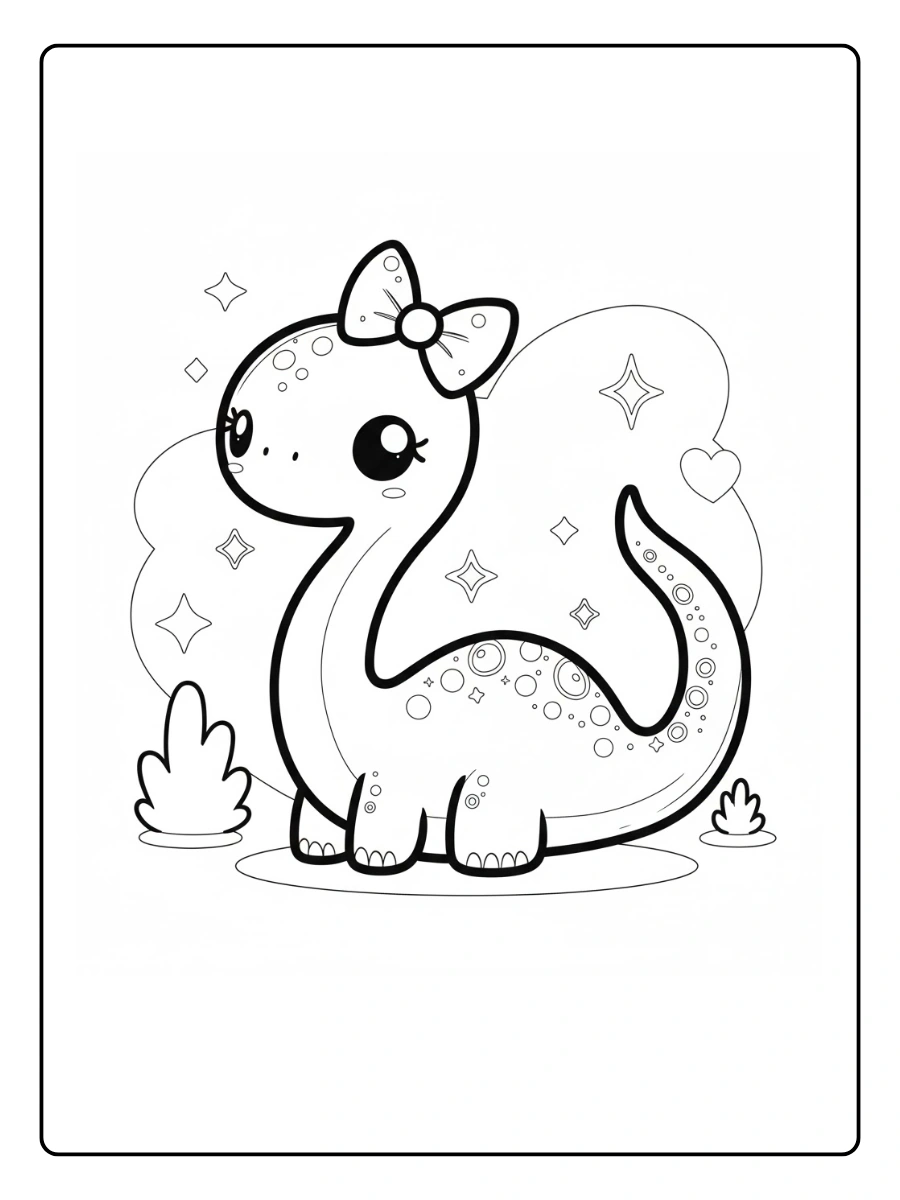 desenho de dinossauro fofo para colorir (12)