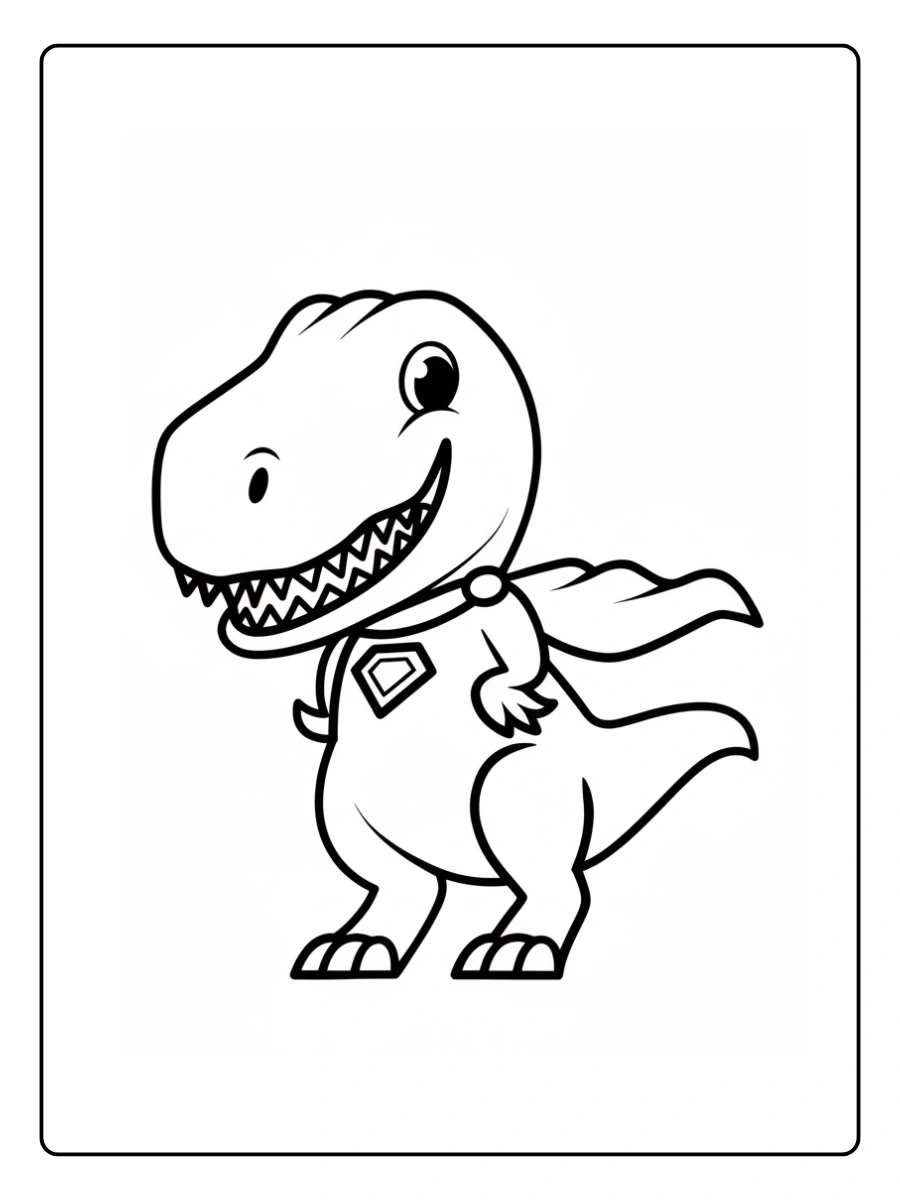 desenho de dinossauro fofo para colorir (14)