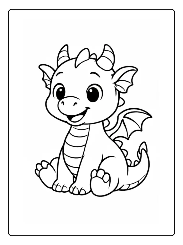 desenho de dinossauro fofo para colorir (15)