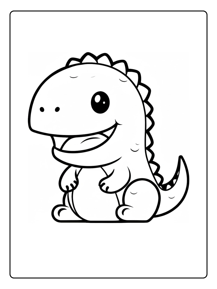 desenho de dinossauro fofo para colorir (5)