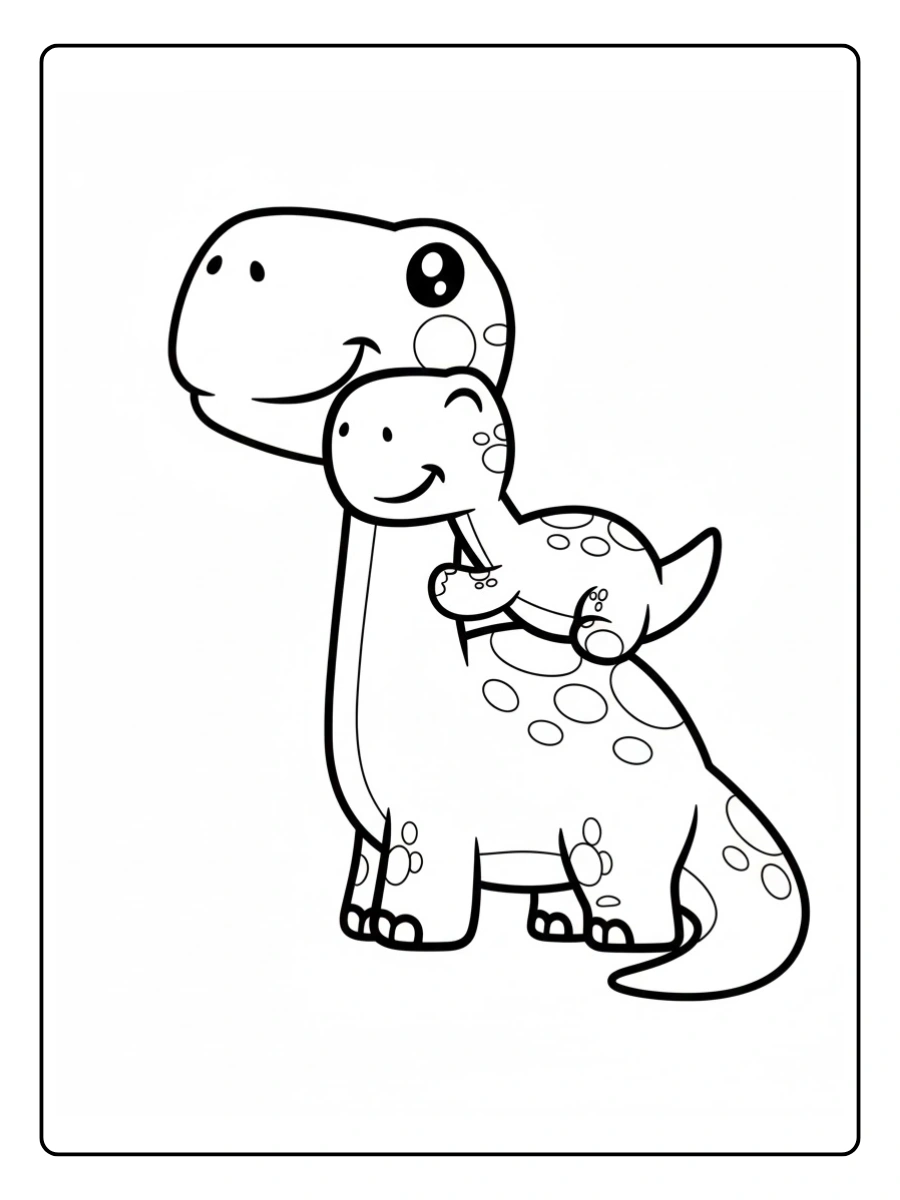 desenho de dinossauro fofo para colorir (6)