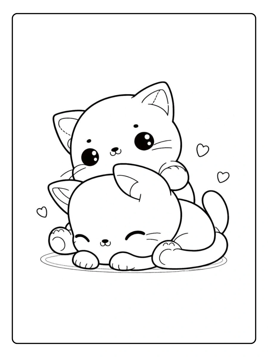 desenho de gatinho fofo para colorir (13)