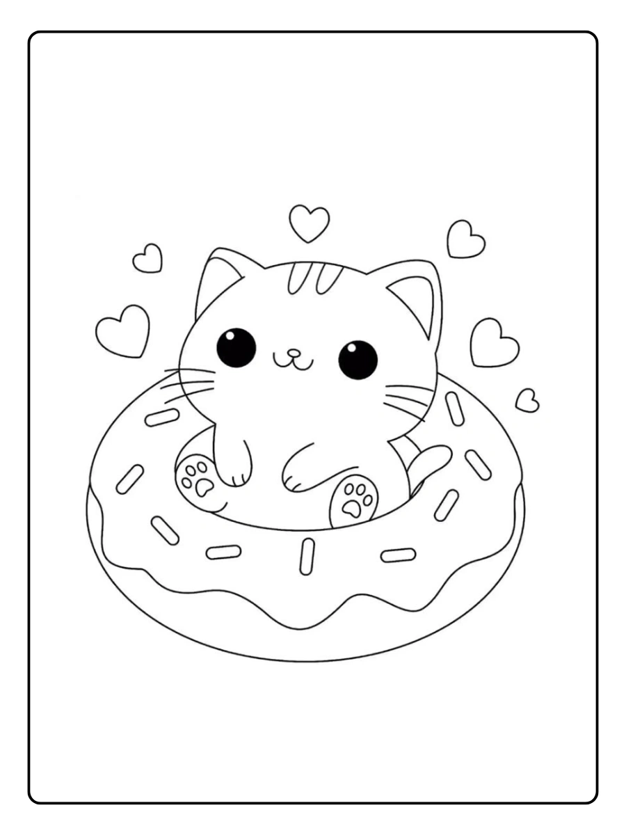 desenho de gatinho fofo para colorir (7)