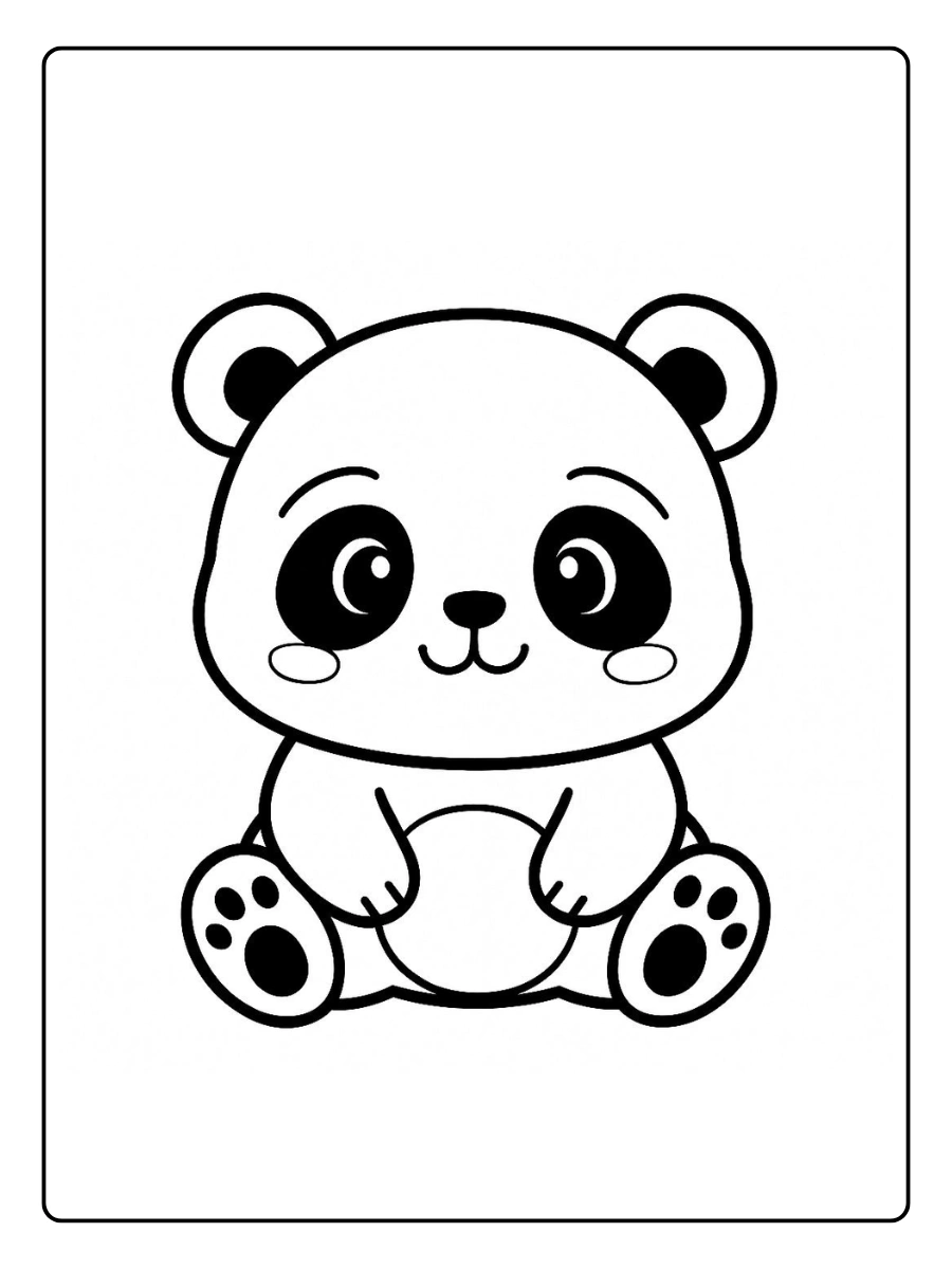 desenho de panda fofo para colorir (2)