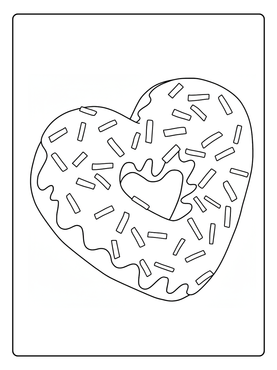 desenho de rosquinhas fofas para colorir (11)