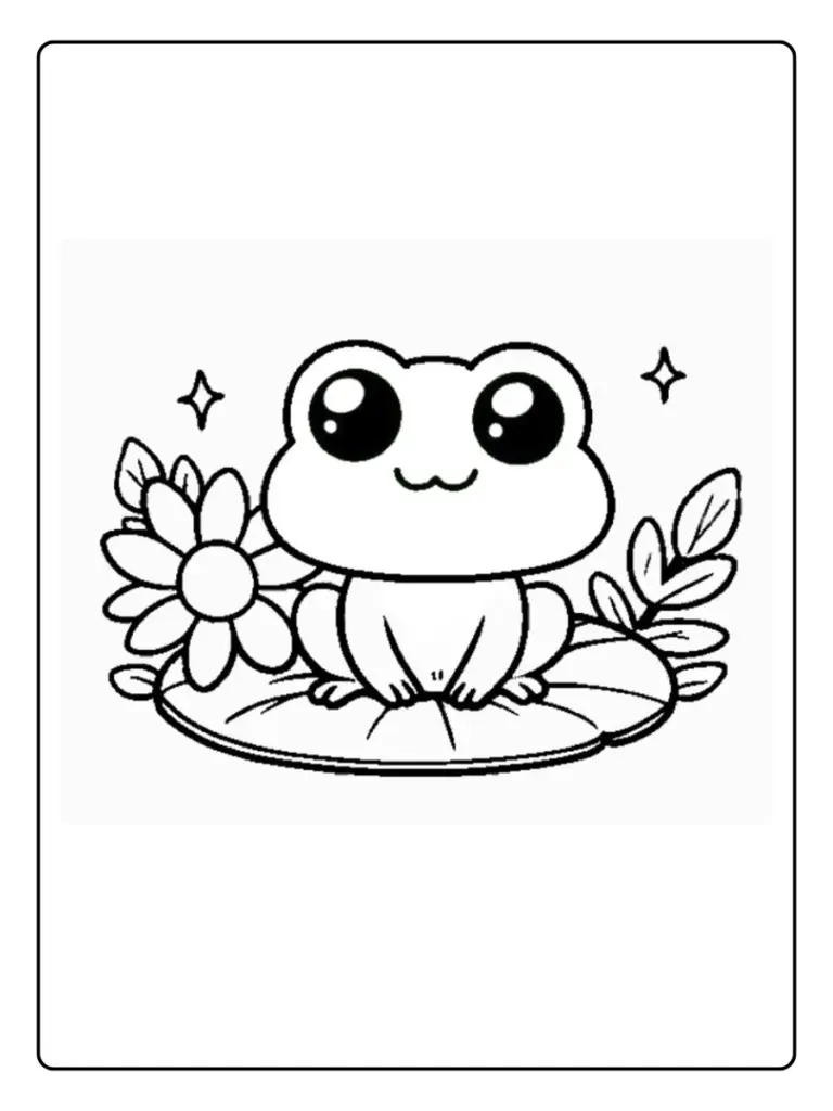 desenho de sapo fofo para colorir (15)