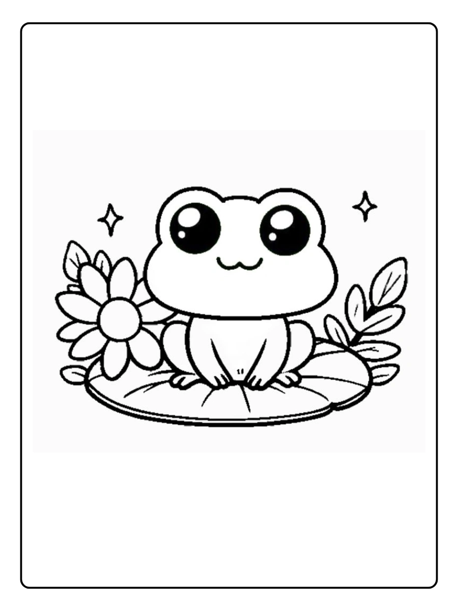 desenho de sapo fofo para colorir (15)