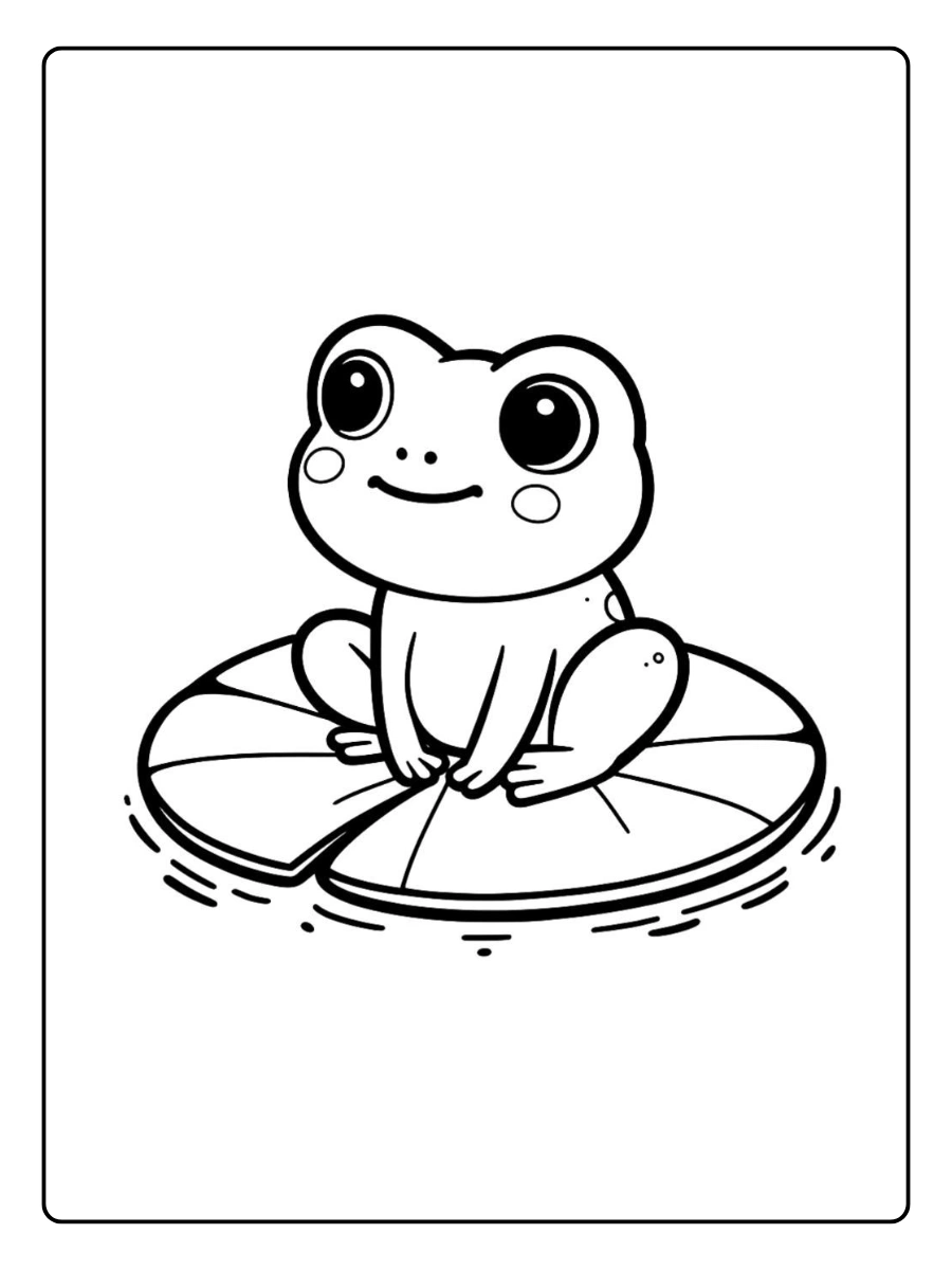 desenho de sapo fofo para colorir (4)