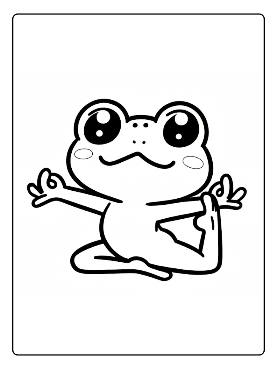 desenho de sapo fofo para colorir (6)