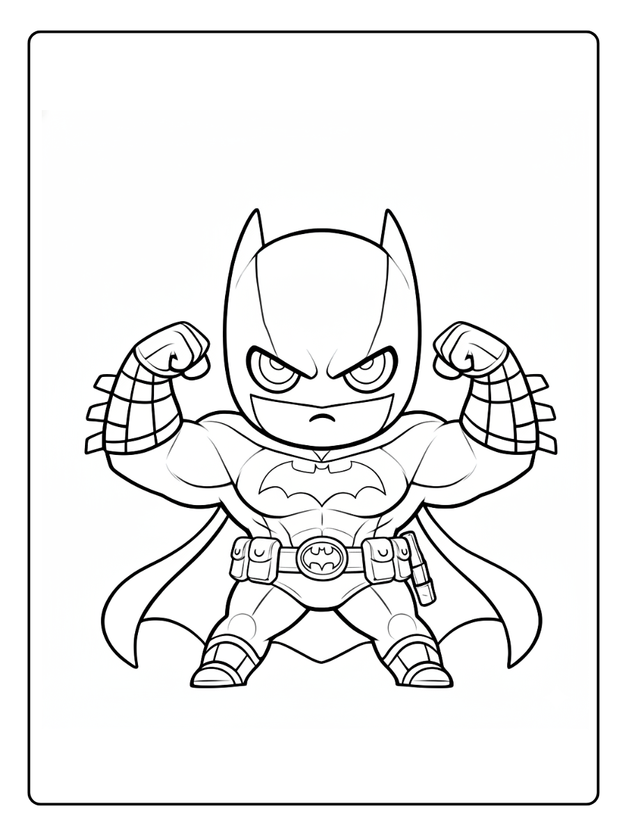 desenho do batman e homem aranha para colorir (3)