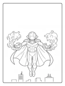 desenho do homem aranha longe de casa para colorir 4