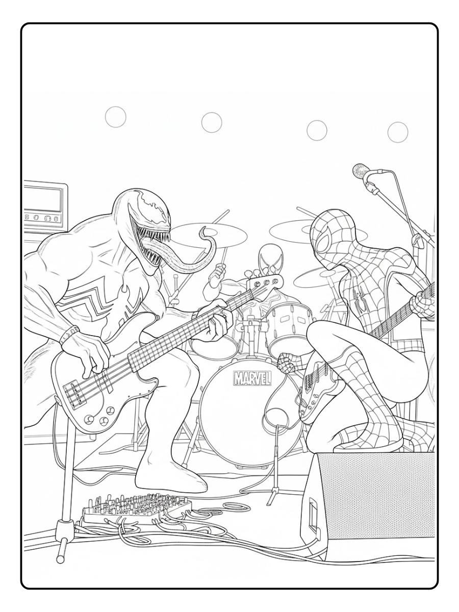 desenho do venom e homem aranha para colorir (4)