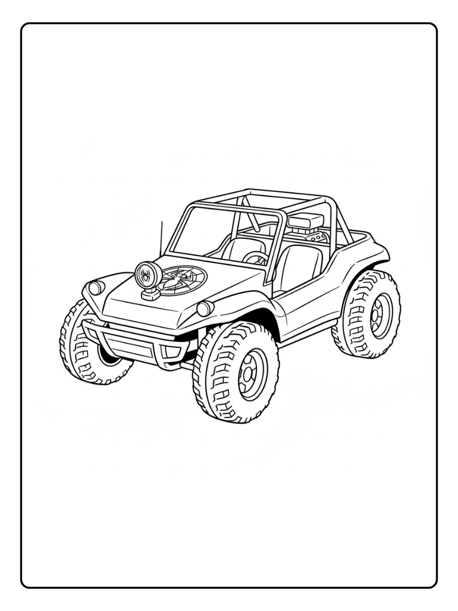 desenho para colorir carro do homem aranha (16)