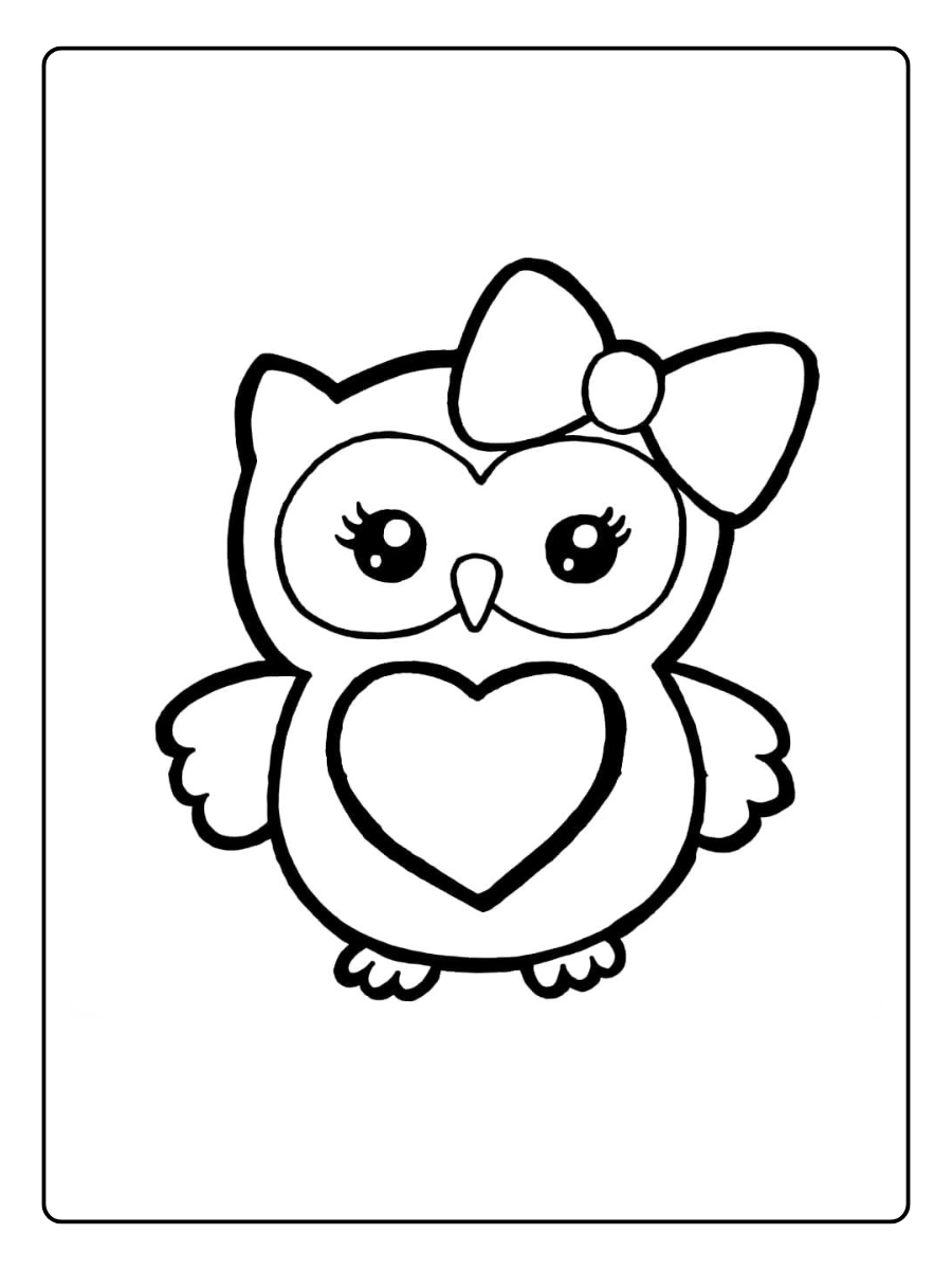 desenho para colorir coruja fofa (10)