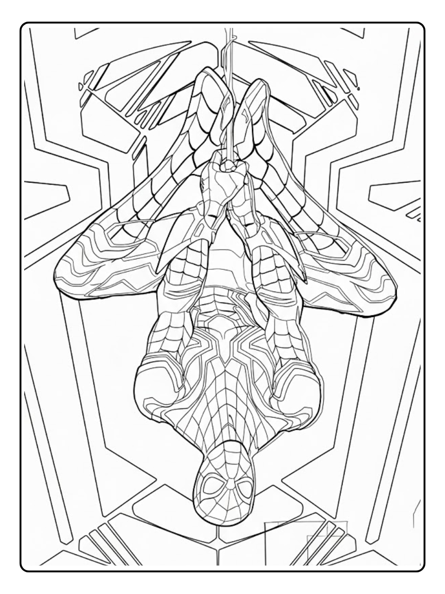 desenho para colorir do homem aranha sem volta para casa (5)