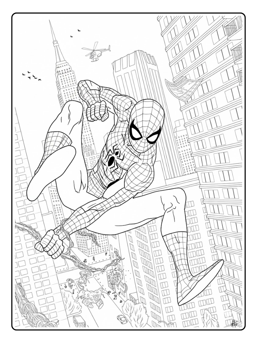 desenho para colorir do homem aranha sem volta para casa (6)