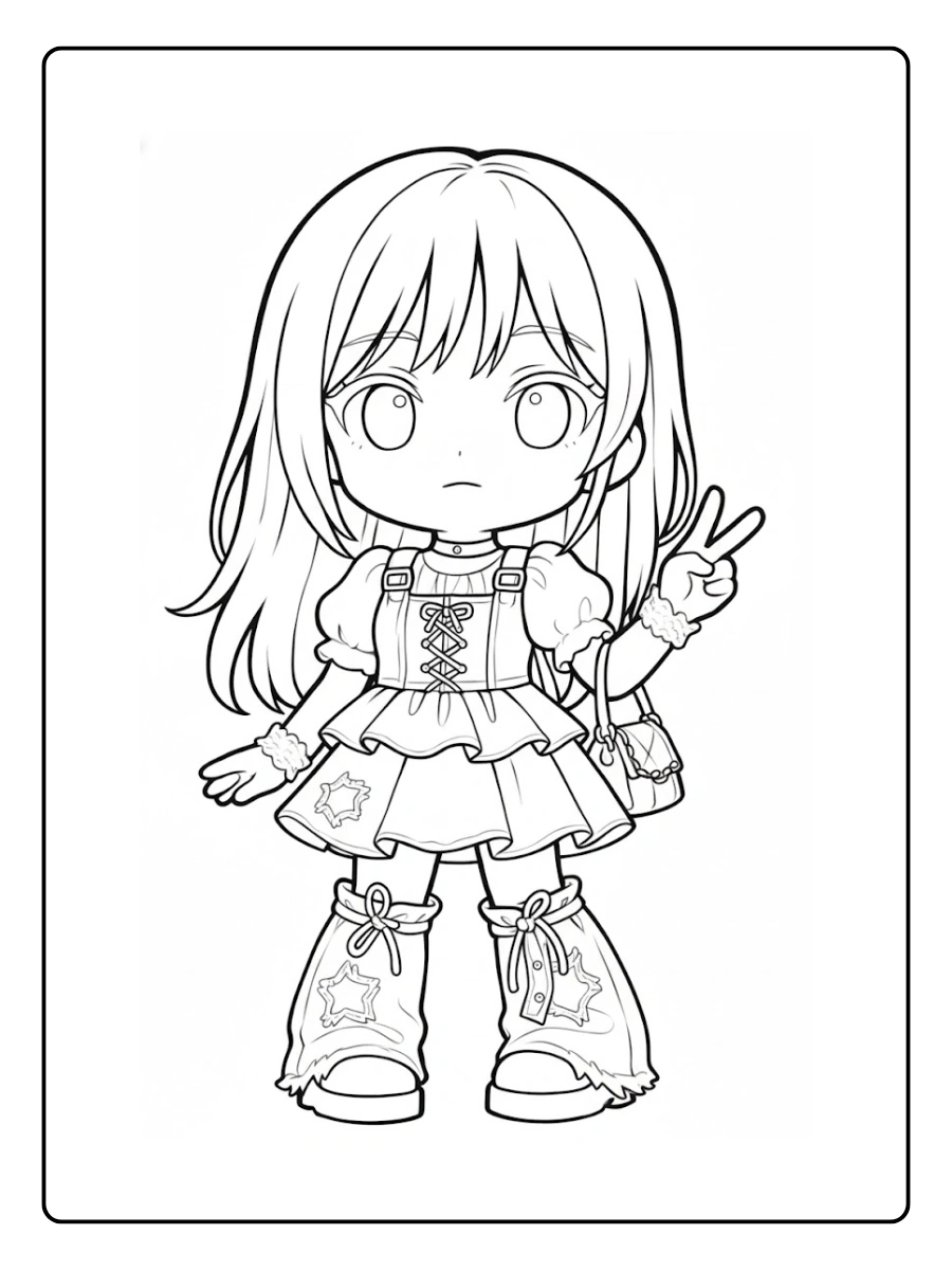 desenhos de bonecas fofas para colorir (1)