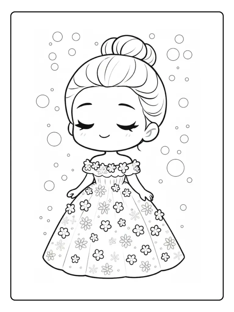 desenhos de bonecas fofas para colorir (15)