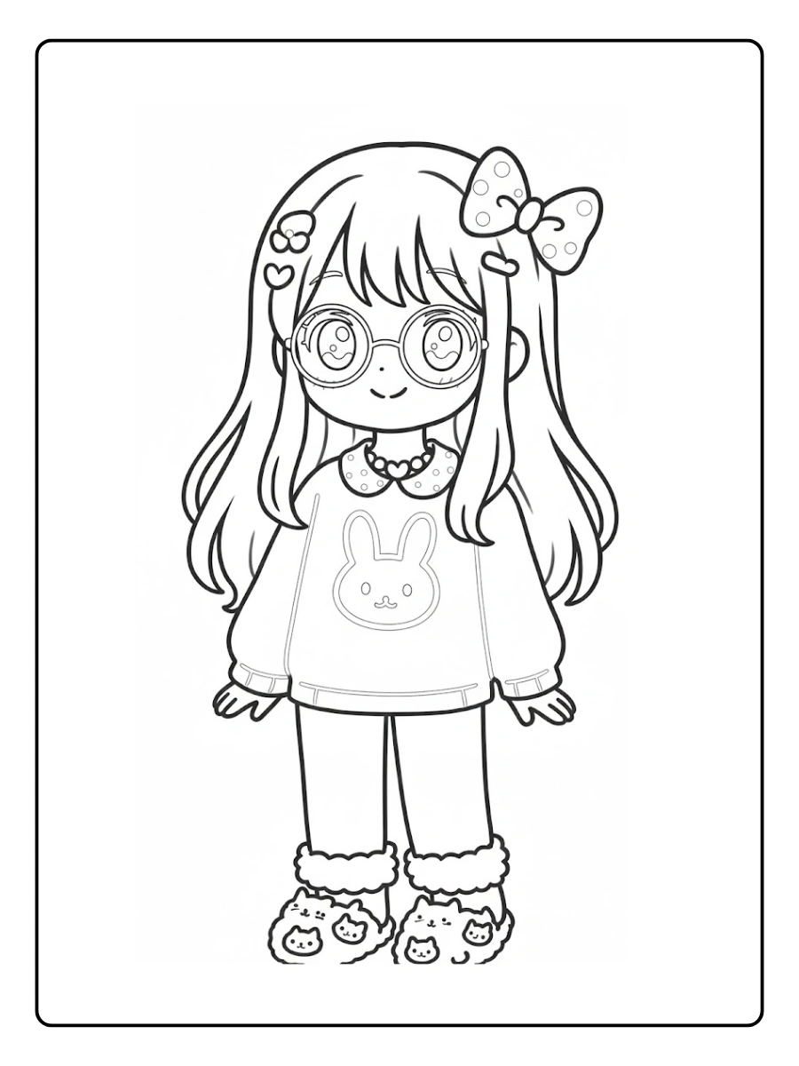 desenhos de bonecas fofas para colorir (6)