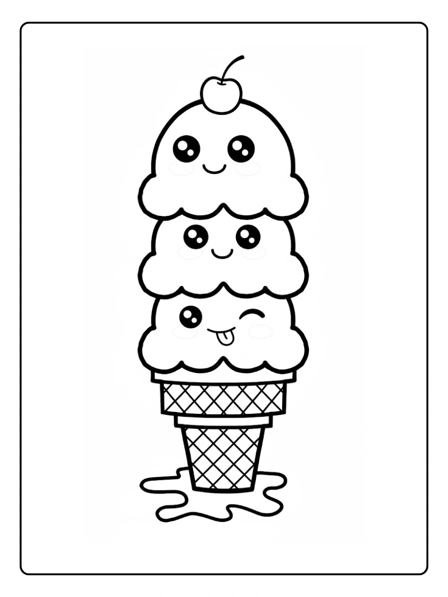 desenhos de comidas fofas para colorir (15)