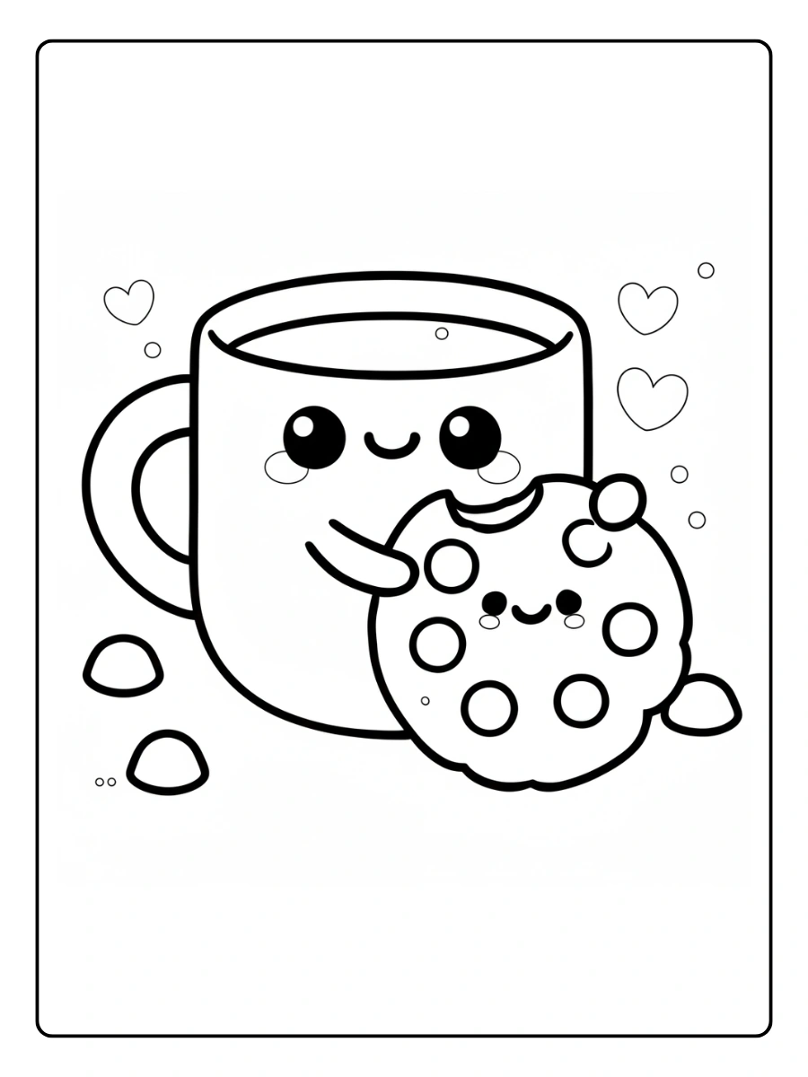 desenhos de comidas fofas para colorir (7)