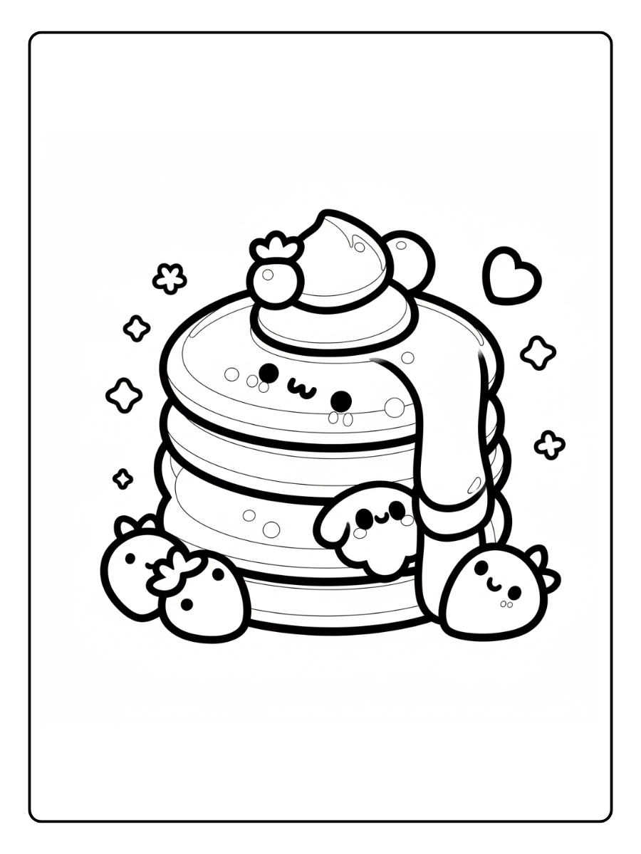 desenhos de comidas fofas para colorir (9)