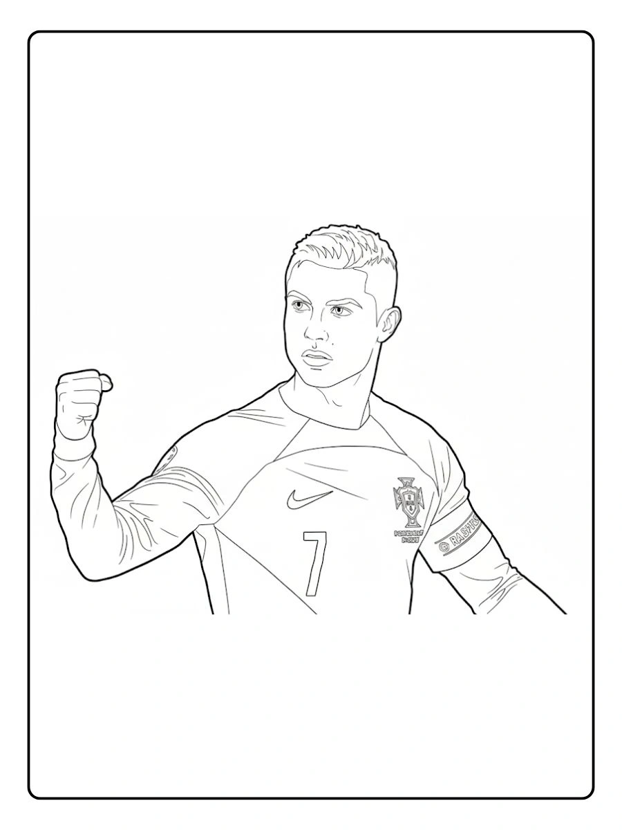 desenhos do cristiano ronaldo para colorir (1)