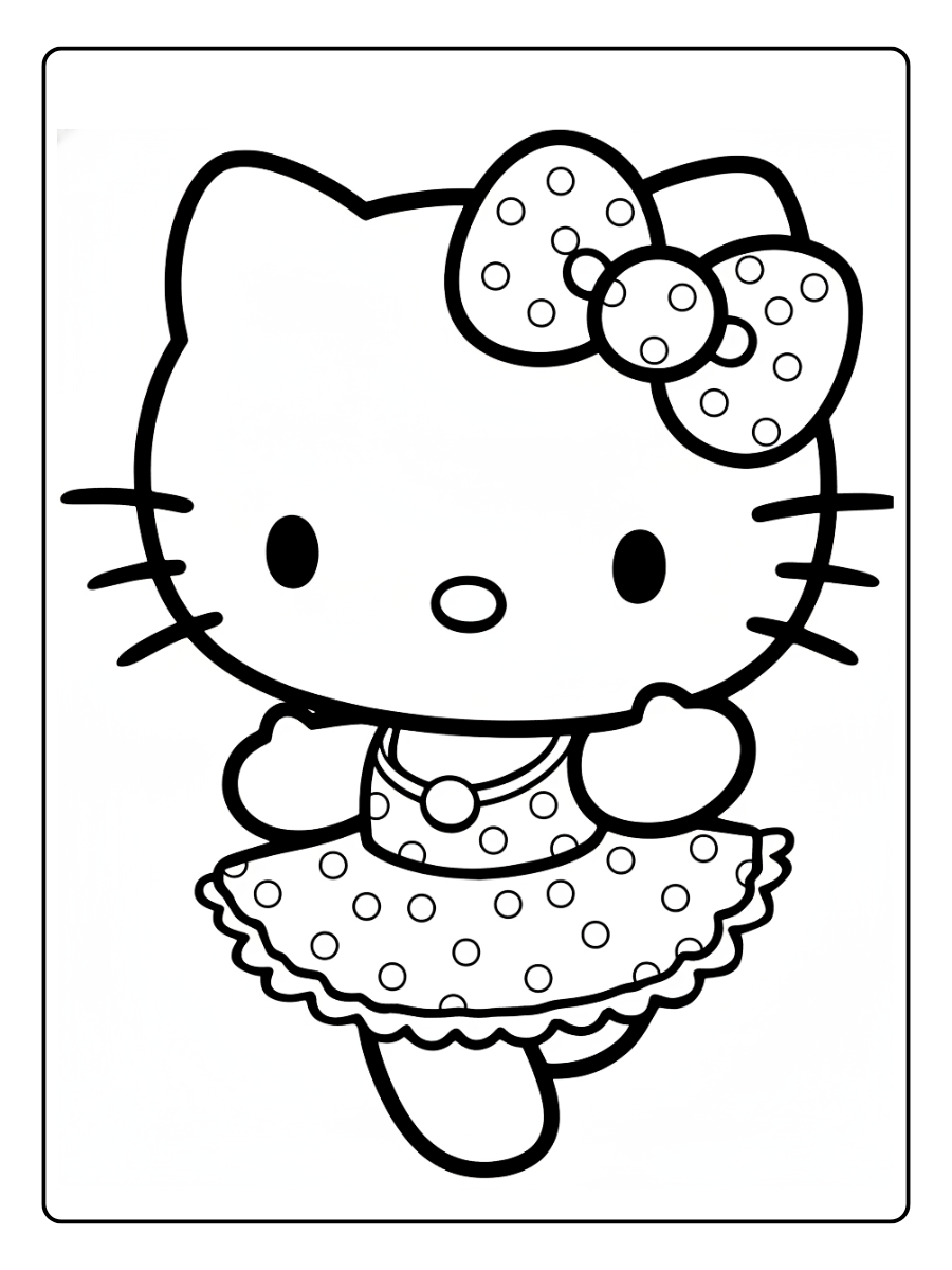 desenhos fofos para colorir da hello kitty (4)