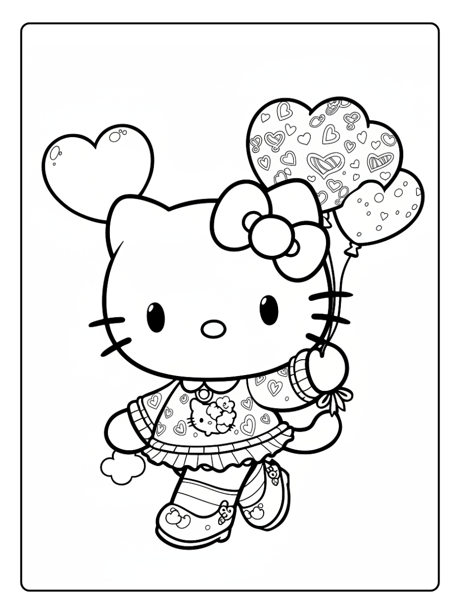 desenhos fofos para colorir da hello kitty (5)