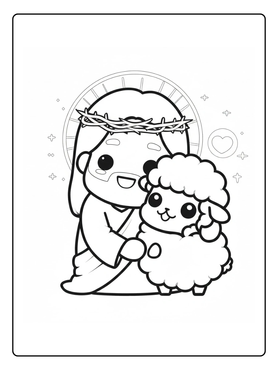 jesus desenho fofo para colorir (12)