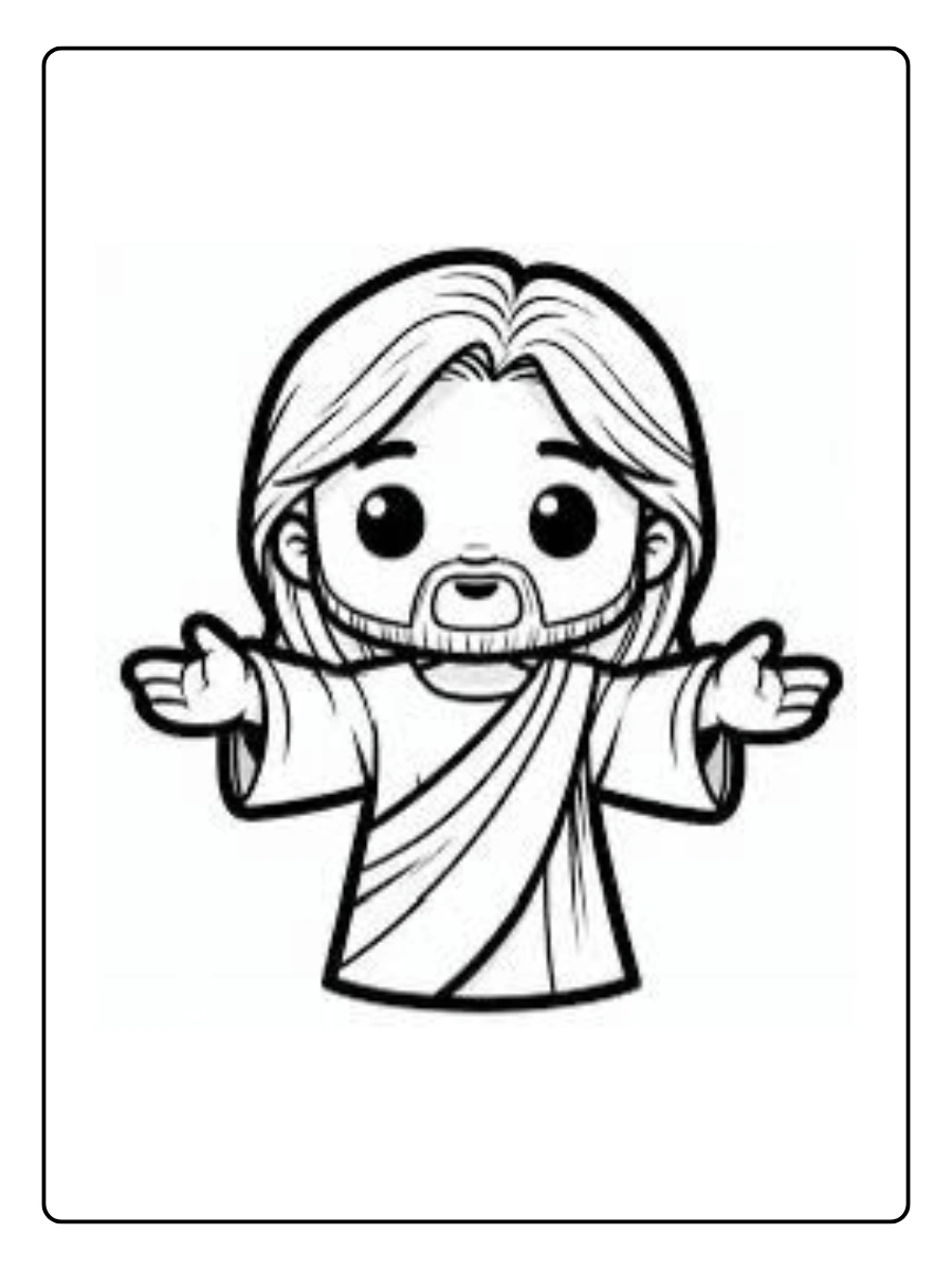 jesus desenho fofo para colorir (13)
