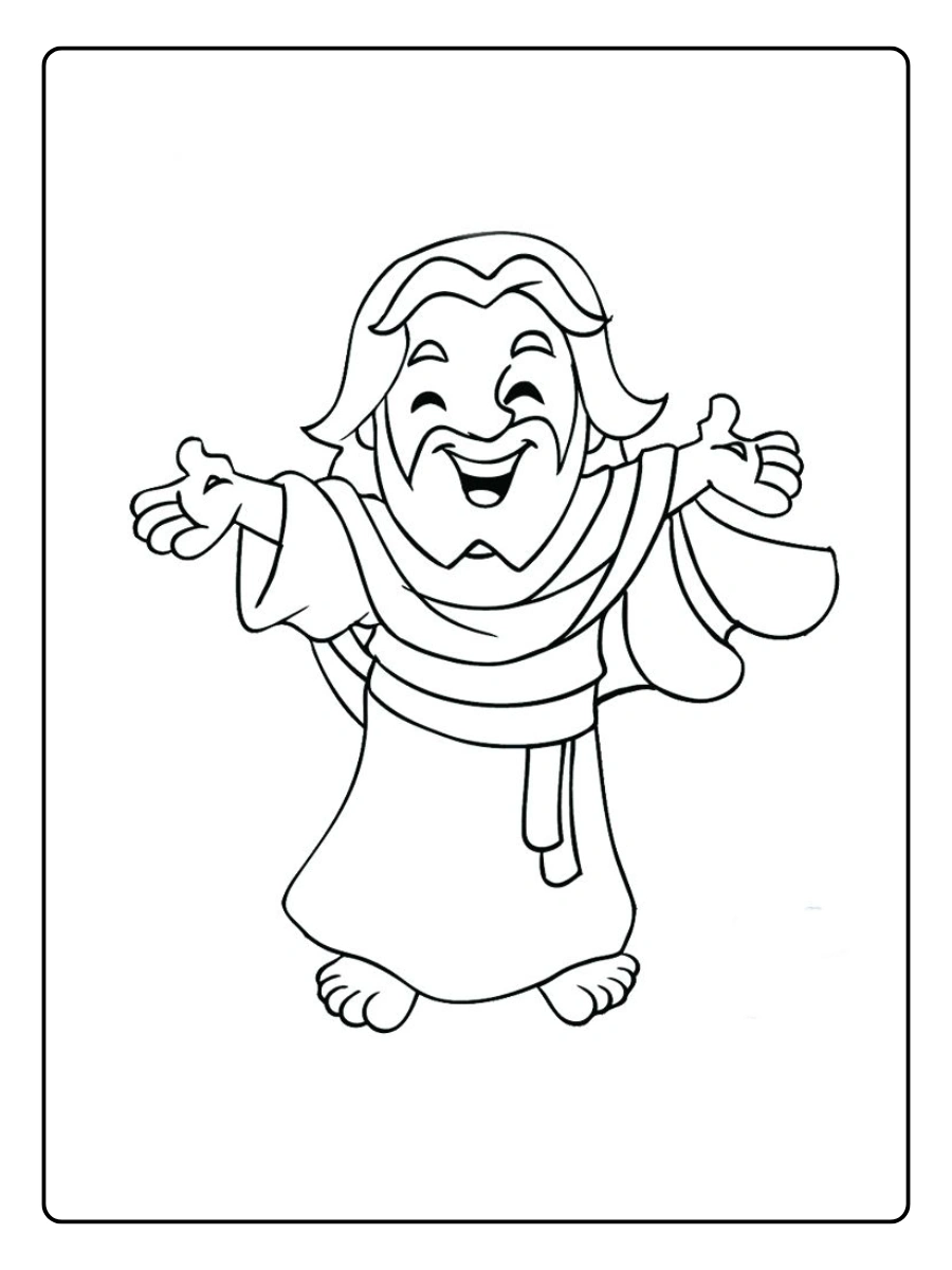 jesus desenho fofo para colorir (7)