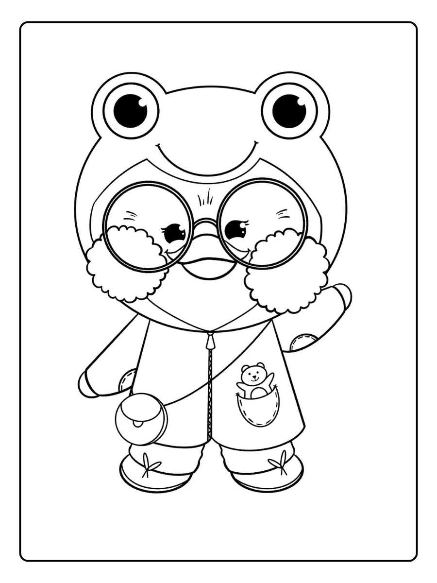 paper duck pato fofo desenho para colorir (11)