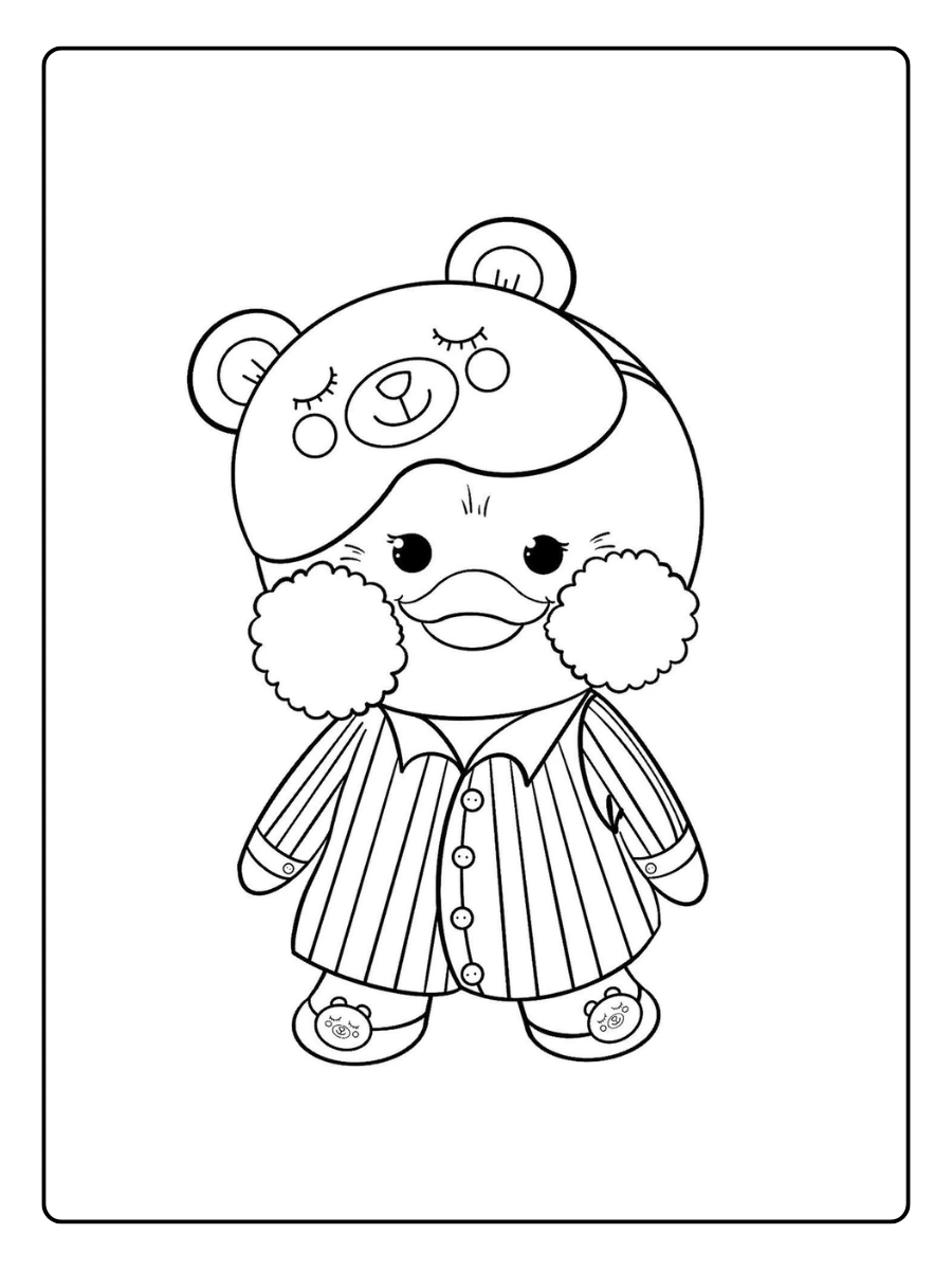 paper duck pato fofo desenho para colorir (12)