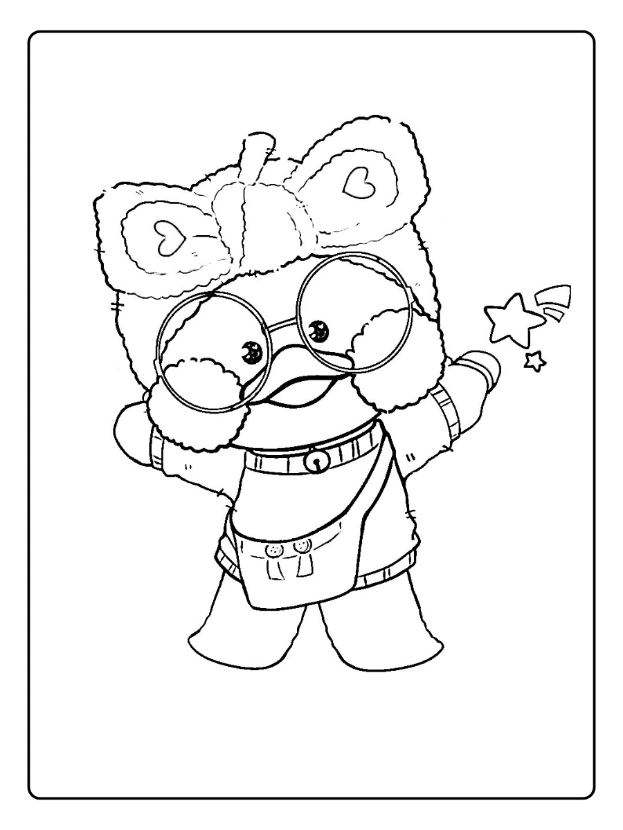 paper duck pato fofo desenho para colorir (13)