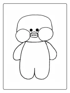 paper duck pato fofo desenho para colorir (15)