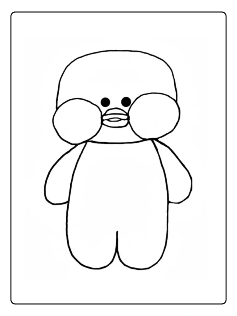 paper duck pato fofo desenho para colorir (15)