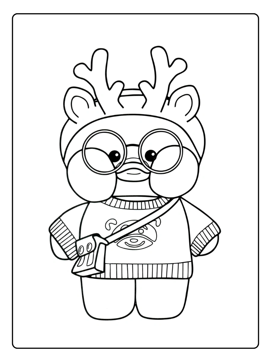 paper duck pato fofo desenho para colorir (3)